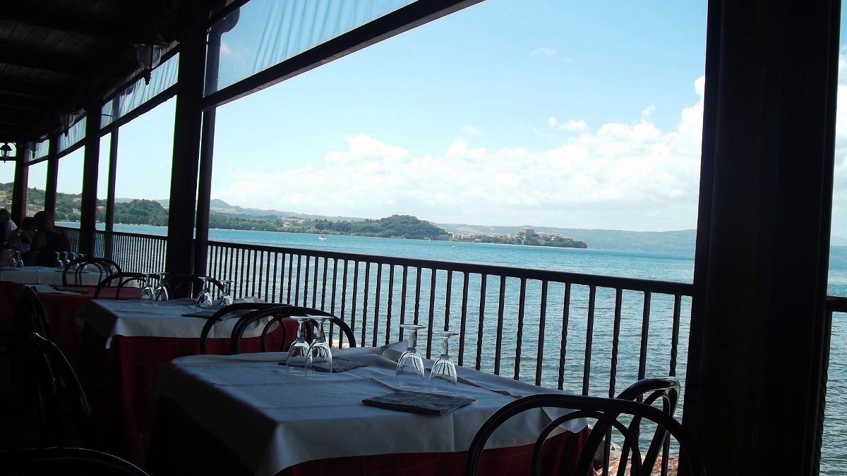 Im Restaurant Pirata am Bolsena See